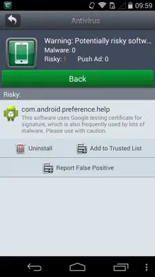 Comodo Security & Antivirus android App screenshot 3